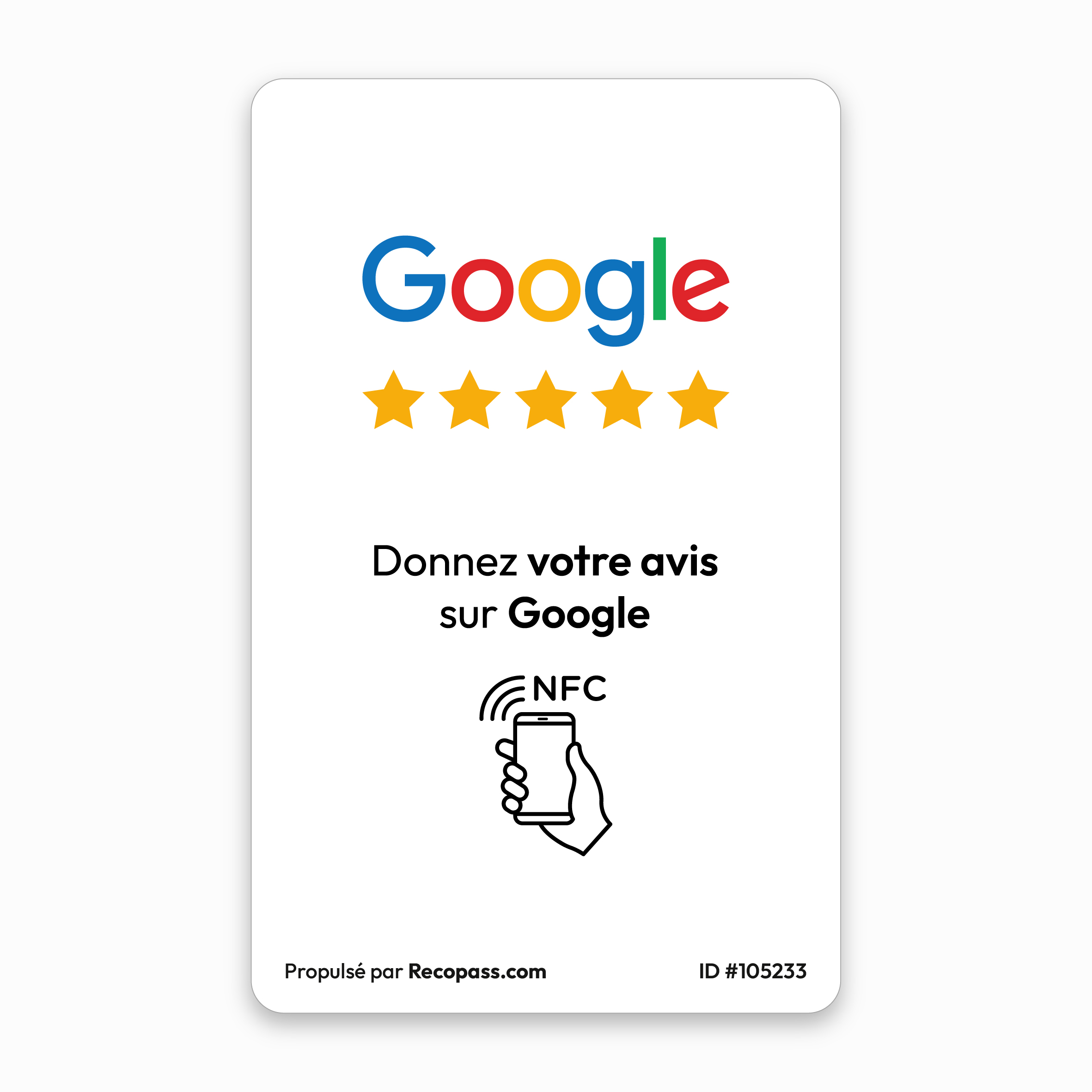 Recopass_Avis Google NFC_F1 S2