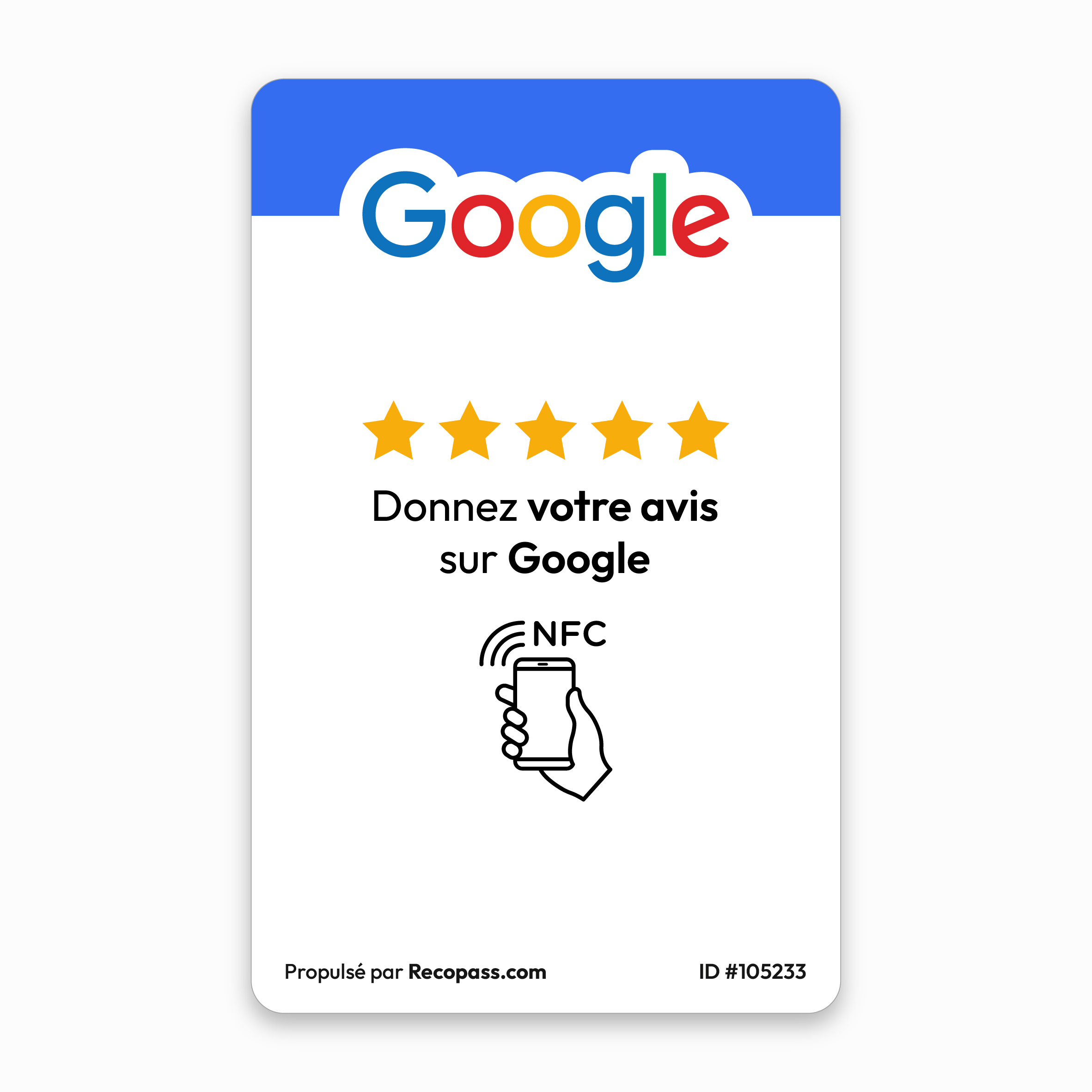 Recopass_Avis Google NFC_F1 S3